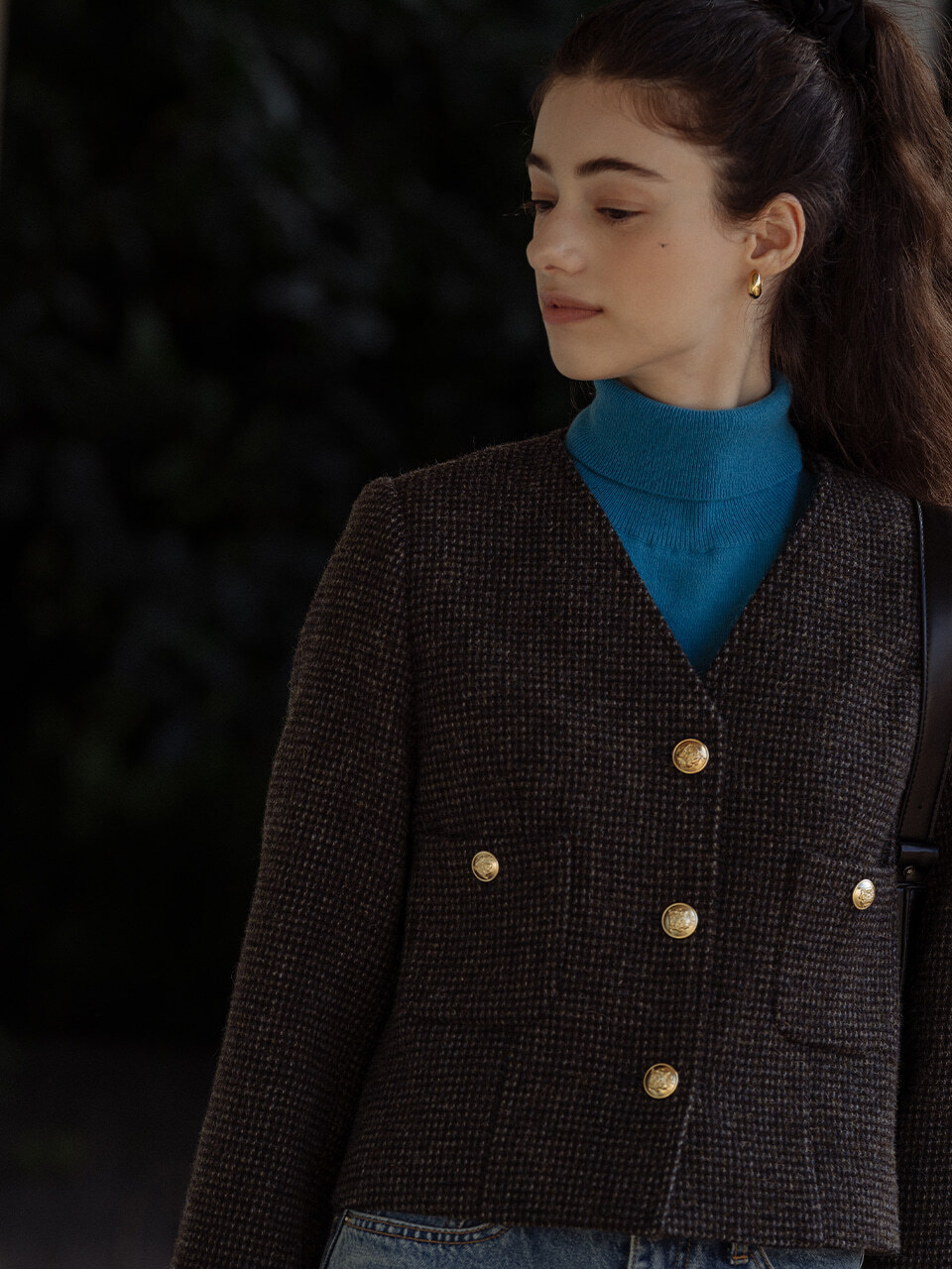 Premium merino wool jacket_Black
